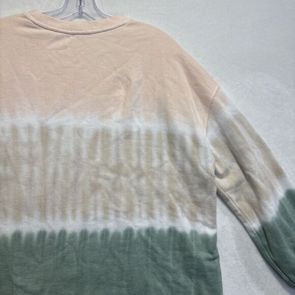 Rails Women's Reeves Sherbert Tie Dye Terry Sweatshirt Raw Hem Size Small - Picture 10 of 15